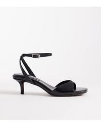 ASOS - Wide Fit Heartfelt Barely There Kitten Heel Sandals - Lyst