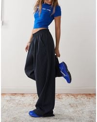 Collusion - Relaxed Pull On Stripe Trousers - Lyst