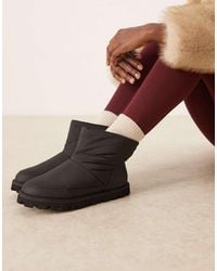 ASOS - Audrey Nylon Snow Boots - Lyst