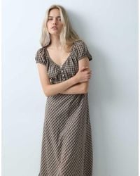 Gap - Short Sleeve V-Neck Maxi Dress - Lyst