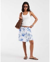Vero Moda - Mid Rise Skort - Lyst