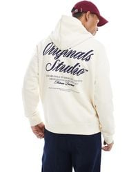 Jack & Jones - Oversized Hoodie With Originals Back Print - Lyst