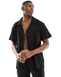 South Beach - Linen Blend Beach Shirt - Lyst
