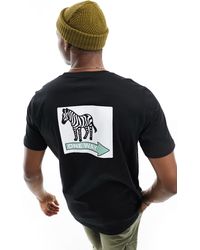 PS by Paul Smith - Zebra One Way Back Print T-shirt - Lyst
