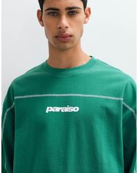 ASOS - Boxy Oversized Long Sleeve T-shirt With Text Print - Lyst