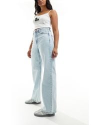 River Island - Relaxed Straight Leg Jean - Lyst