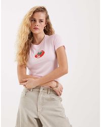Nike - Chill Cropped Graphic Tomato T-shirt - Lyst