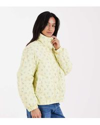 ASOS - Asos Design Petite Quilted Bomber Jacket With Yoke Detail - Lyst