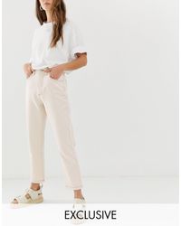 Reclaimed (vintage) – The '91 – Mom-Jean - Natur