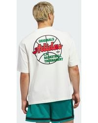 adidas Originals - Originals Basketball Tournament Tee - Lyst