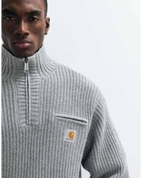 Carhartt - Detroit Half Zip Knitted Jumper - Lyst