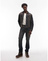 TRUE RELIGION - Ricky Super Flatlock Flap Pocket Jeans - Lyst