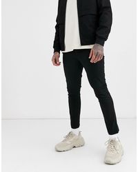 ASOS Super Skinny Cropped Chinos - Black