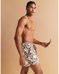 South Beach - Palm Tree Print Swimshort - Lyst