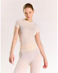 agon® - Crew Neck Short Sleeve Top - Lyst