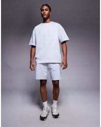 River Island - Printed T-Shirt And Shorts Set - Lyst