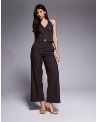 Forever New - Tailored Tab Front Cropped Wide Leg Trouser Co-Ord - Lyst