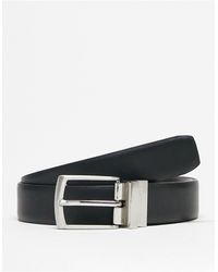 French Connection - Leather Reversible Belt - Lyst