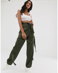 ASOS Combat-Hose mit Trägern - Grün