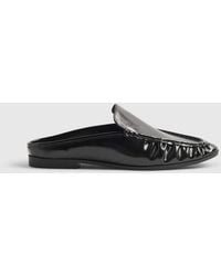 River Island - Backless Ruched Loafer - Lyst