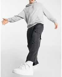 adidas Originals Synthetic Id96 Cargo Pants in Grey (Grey) for Men - Lyst