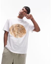 TOPMAN - Extreme Oversized Fit T-shirt With The Birth Print - Lyst