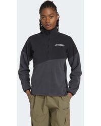 adidas - Terrex Multi Climawarm Fleece Anorak - Lyst