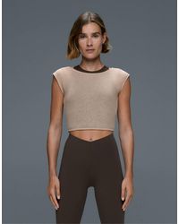 Oysho - Comfortlux Contrast Overlay Tank Top - Lyst