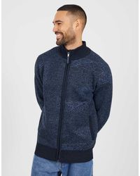 Brave Soul - Funnel Neck Zip Through Knitted Jumper - Lyst