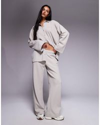 Kaiia - – exklusive, gerippte jogginghose mit hohem baumwollanteil - Lyst