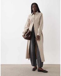 ASOS - Camicia Maxi A Quadri - Lyst