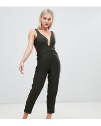 petite gold jumpsuit