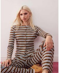 Collusion - Ribbed Button-Front Cardigan - Lyst