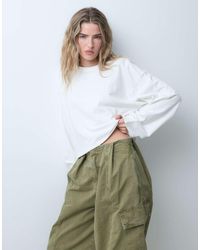 Hollister - Boxy Long Sleeve T-shirt - Lyst