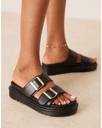 Glamorous - Sandales à semelle moulée et double bride - Lyst