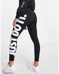 Nike Cotton Just Do It Leggings in 
