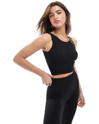 ONLY - Seamless Crop Top Co-Ord - Lyst