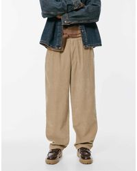 Pull&Bear - – weite jogginghose aus cord - Lyst