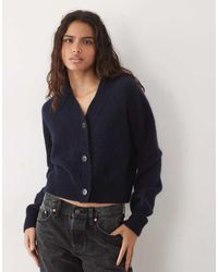 ARKET - Super Soft Alpaca Wool Blend V-Neck Cardigan - Lyst