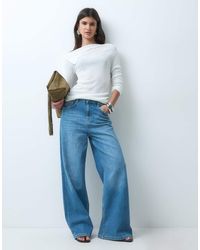 ASOS - Fine Knit Off The Shoulder Ruched Top - Lyst