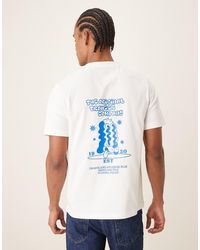 Farah - Tristan Short Sleeve Graphic T-shirt With Back Print - Lyst