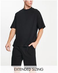 ASOS - Pajama Set With Oversized T-shirt And Shorts - Lyst