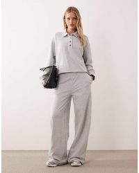 Gina Tricot - Co-ord Wide Leg Sweatpant Bottoms - Lyst