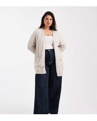 ONLY - Longline Cardigan - Lyst