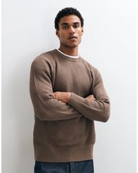 SELECTED - Knitted Fisherman Rib Sweater - Lyst