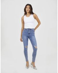 Brave Soul - Ripped Skinny Jeans - Lyst