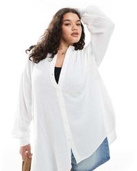 ONLY - Long Sleeve Cheesecloth Shirt - Lyst