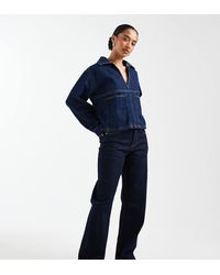 ASOS - Asos Design Petite Comfort Stretch Straight Leg Jeans - Lyst