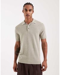 Jack & Jones - Premium Knitted Polo - Lyst