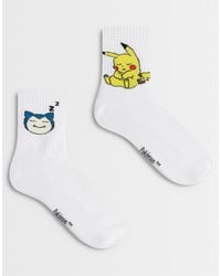 ASOS - 1 Pack Socks With Pokemon Graphic - Lyst